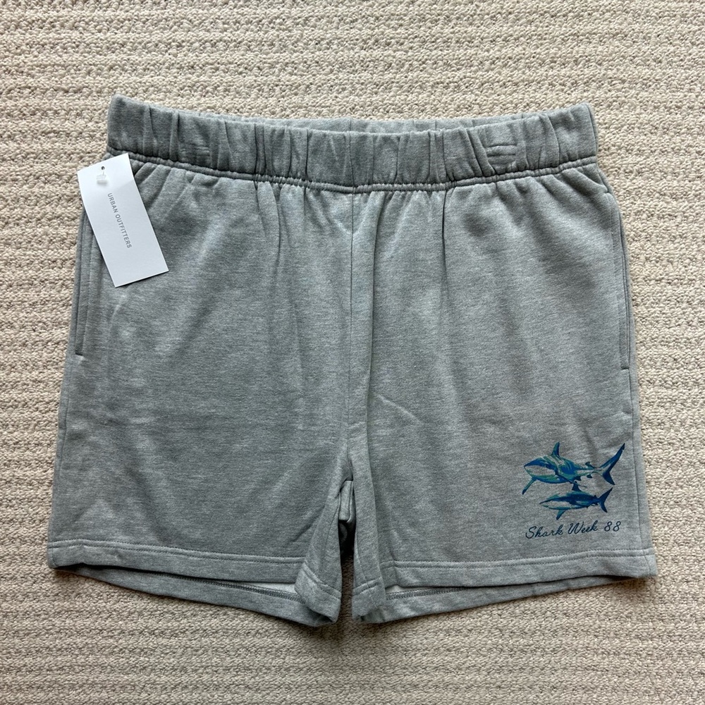 Discovery Shark Week ‘88 Fleece Sweat Shorts